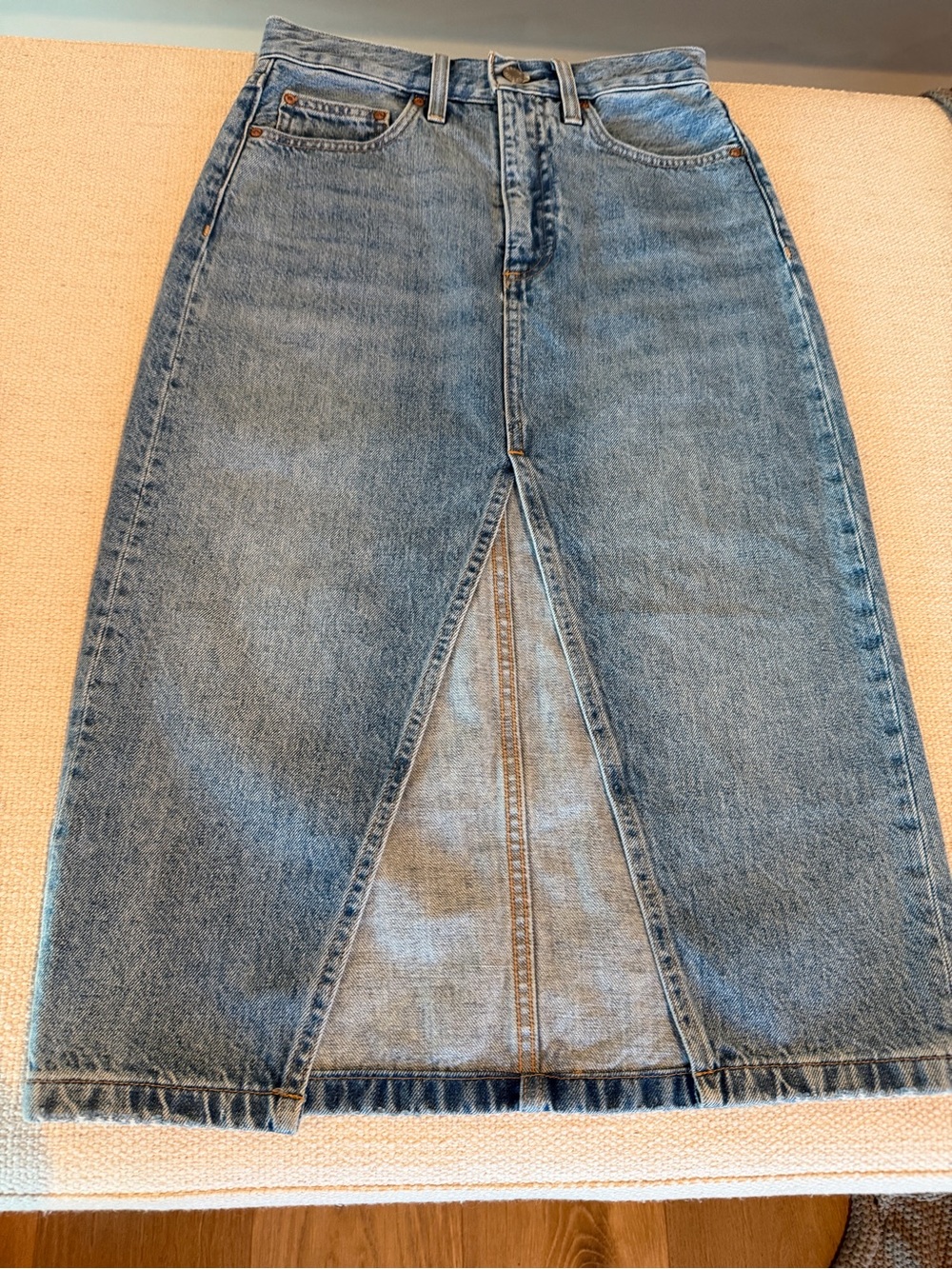 Midi Denim skirt sz 24
